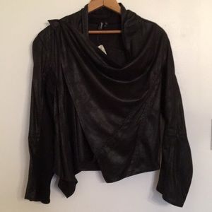 Drape Front/Convertible Dressy Jacket